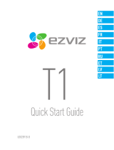 EZVIZ Беспроводной датчик движения T1 (CS-T1-C/12M) Руководство пользователя