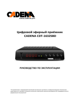 Cadena CDT-1632SBD Руководство пользователя