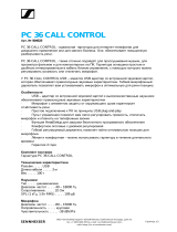 Sennheiser PC 36 Call Control Руководство пользователя