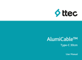 TTEC AlumiCable Type-C 30см Gold (2DK26A) Руководство пользователя