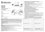 Defender SPK 33 (65633) Руководство пользователя