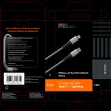 InterStepдля быстрой зарядки,нейлон,т-серый,TypeC-MFI,1,5m