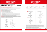 BrabixSmart MG-313 Black/Orange (531844)