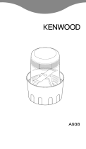 Kenwood A 938 Руководство пользователя