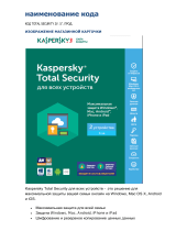 Kaspersky Total Security 2 устройства на 1 год Руководство пользователя