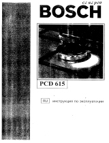 Bosch PCD 615 DEU Руководство пользователя