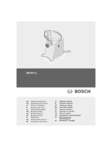 Bosch MFW 1550 Руководство пользователя