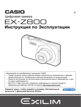 Casio EX-Z800 Yellow Руководство пользователя
