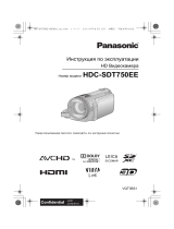 Panasonic HDC-SDT750EE Grey Руководство пользователя