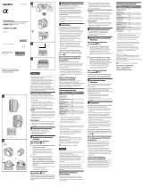 Sony SAL35 F18 Руководство пользователя