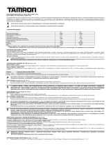 Tamron SP AF90мм F/2.8 Di Макро 1:1 Sony (272ES) Руководство пользователя