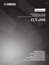 Yamaha ISX-800 Black Руководство пользователя