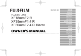 Fujifilm F XF18MMF2 R Руководство пользователя