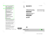 Sony Alpha SLT-A57K  Kit SAL1855 Руководство пользователя