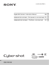 Sony DSC-RX100 Black Руководство пользователя