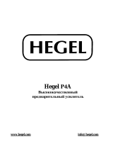 Hegel P4A mk2 Silver Руководство пользователя