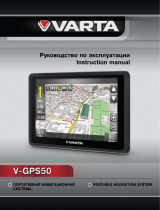 Varta V-GPS50 Black Руководство пользователя