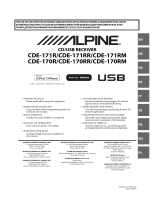 Alpine CDE-171RR Руководство пользователя