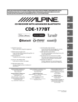 Alpine CDE-178BT Руководство пользователя