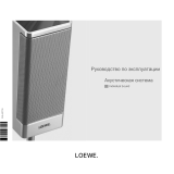 LOEWE Individual Stand Speaker 66202U00 White Руководство пользователя