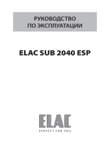 Elac SUB 2040 ESP High/Gloss Black Руководство пользователя