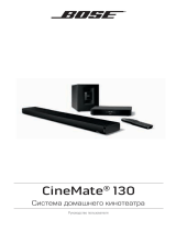Bose CineMate 130 Black Руководство пользователя