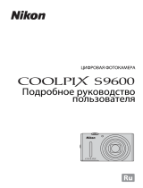 Nikon Coolpix S9600 Black Руководство пользователя