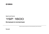 Yamaha YSP-1600 Silver Руководство пользователя