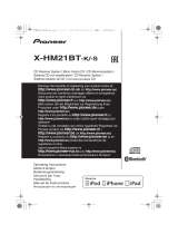 Pioneer X-HM21BT-S Silver Руководство пользователя