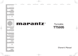 Marantz TT 5005 Black Руководство пользователя