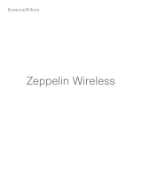 Bowers & Wilkins Zeppelin Wireless Black Руководство пользователя