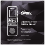 Ritmix RR-810 8Gb Black Руководство пользователя