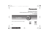 Panasonic H-H020AE-S Руководство пользователя