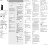 Sony ICD-PX370 Руководство пользователя