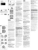 Sony FE 24-240 мм F3.5-6.3 OSS (SEL24240//С) Руководство пользователя