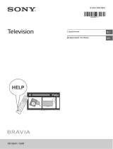 Sony KD55A1 Руководство пользователя