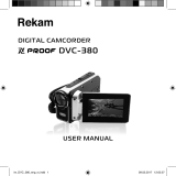 Rekam Xproof DVC-380 Руководство пользователя