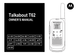 Motorola TalkAbout T62 Red/Black (2 штуки) Руководство пользователя