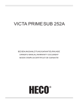 Heco Victa Prime Sub 252A Black Руководство пользователя