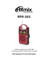 Ritmix RPR-303, Red Руководство пользователя