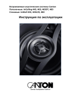 Canton InWall 443 LCR White Руководство пользователя