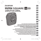 Fujifilm INSTAX SQUARE SQ 20 BLACK WW Руководство пользователя