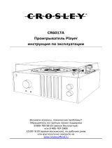 Crosley Player with FM/AM Руководство пользователя