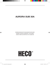 Heco Aurora Sub 30A Ebony Black Руководство пользователя