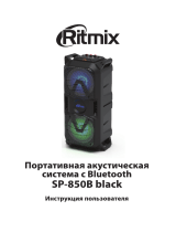 Ritmix SP-850B Black Руководство пользователя