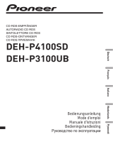 Pioneer DEH-P4100 SD Руководство пользователя