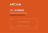 Arcam FMJ AVR600 Silver Руководство пользователя