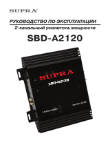 Supra SBD-A2120 Руководство пользователя