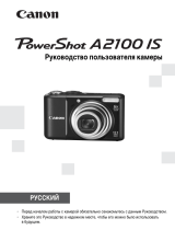 Canon A2100 IS Black Руководство пользователя