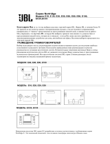 JBL Nothridge E60 Cherry Руководство пользователя